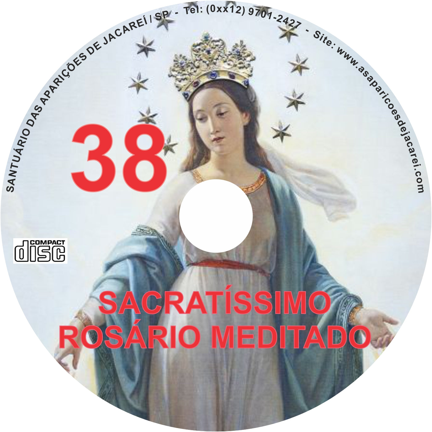 CD Rosário Meditado 038 CD Rosário Meditado 038